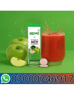 Oziva Apple Cider Vinegar Moringa Effervescent Tablets in Pakistan